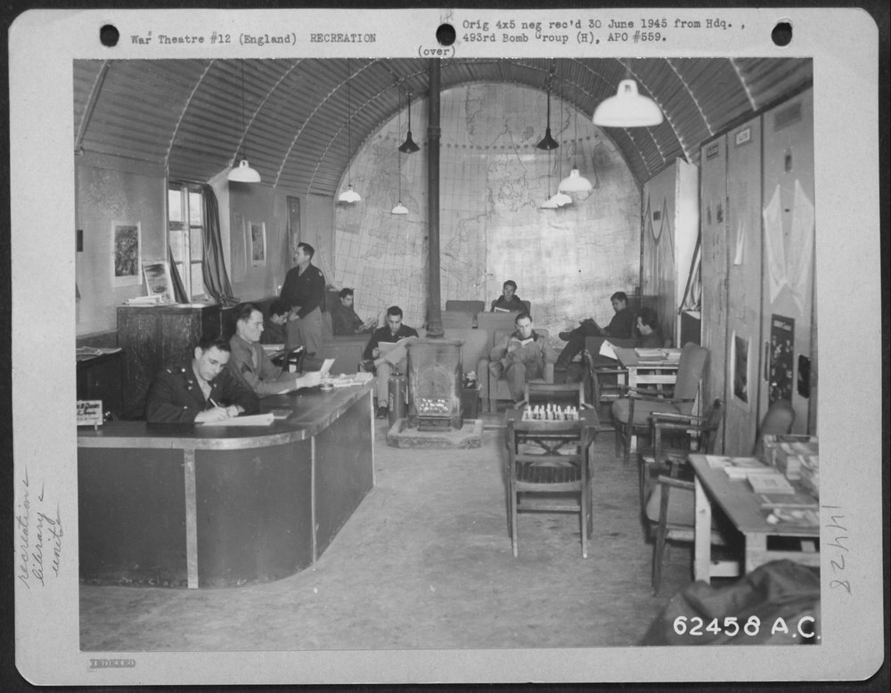 Library for 493rd Bomb Group in England