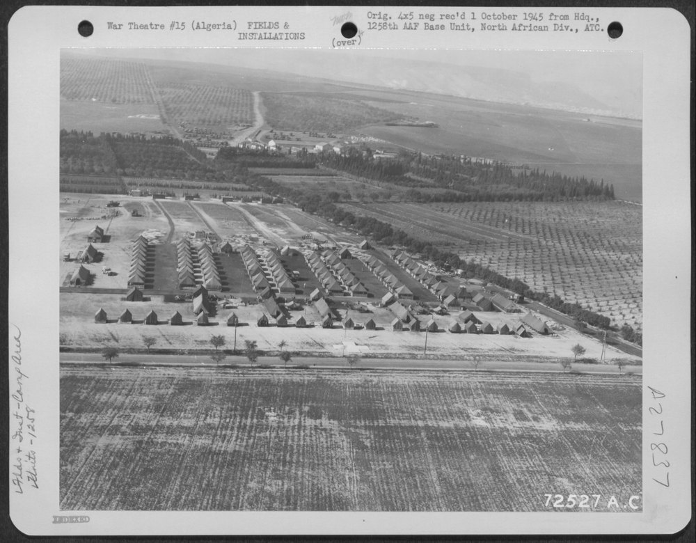 Living quarters at La Senia Airfield