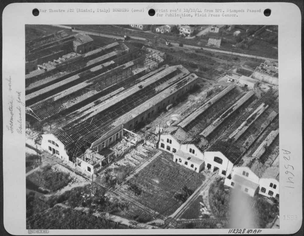 Locomotive works at Rimini