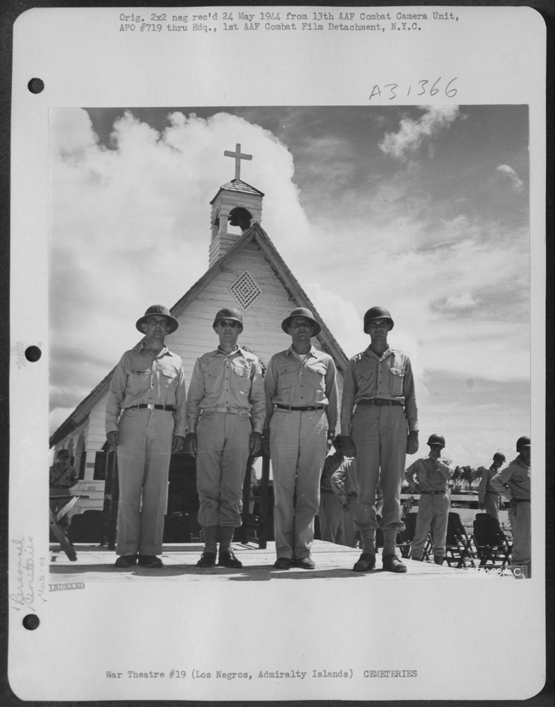 Los Negros Cemetery dedication
