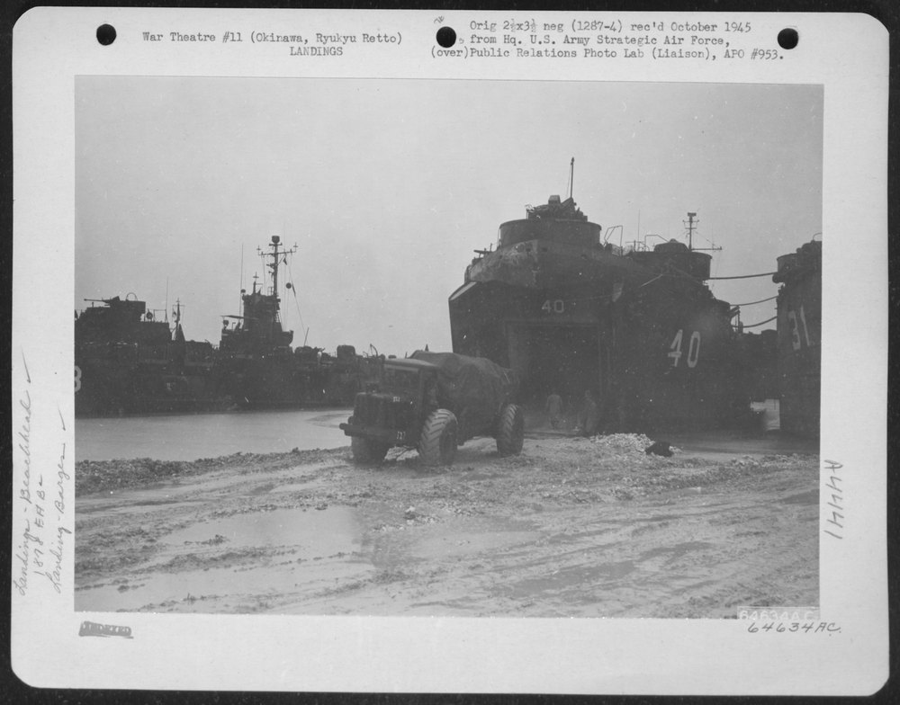 LST at Okinawa
