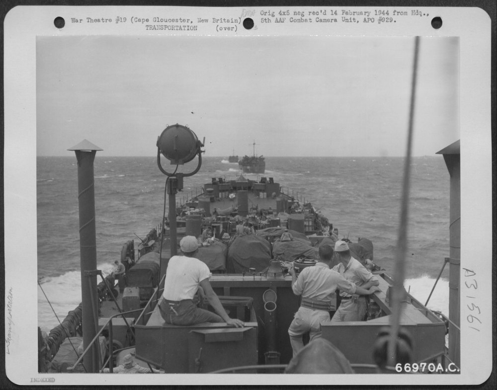 LSTs in Vitiaz Strait