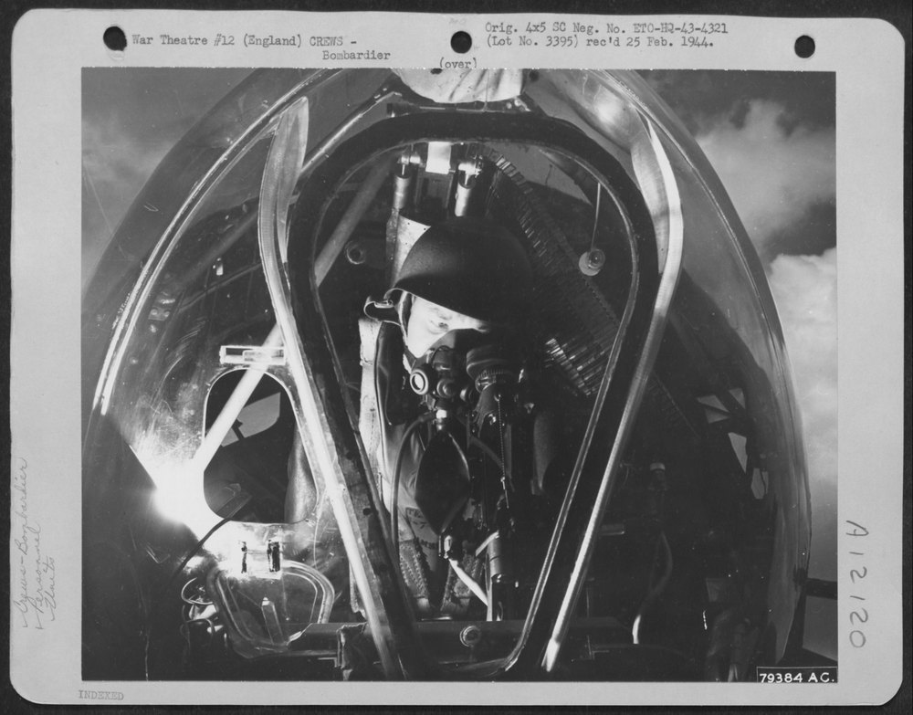 Lt Brubaker in B-17 Our Gang at Bassingbourne