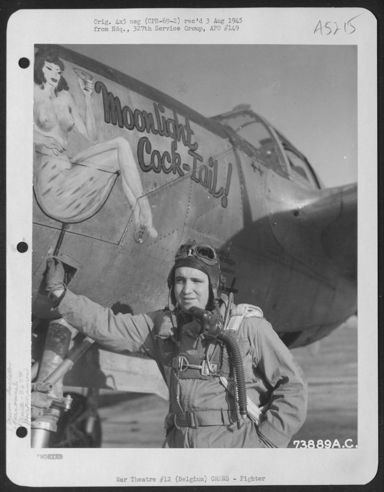 Lt C R Livingston in Belgium