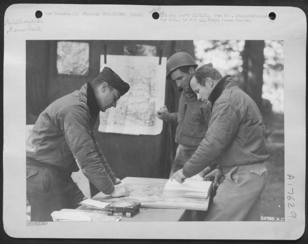 Lt Charles at 9th AF base