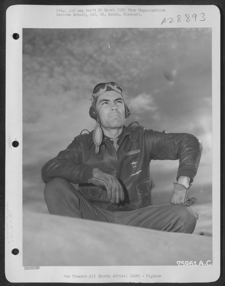 Lt Clements in North Africa