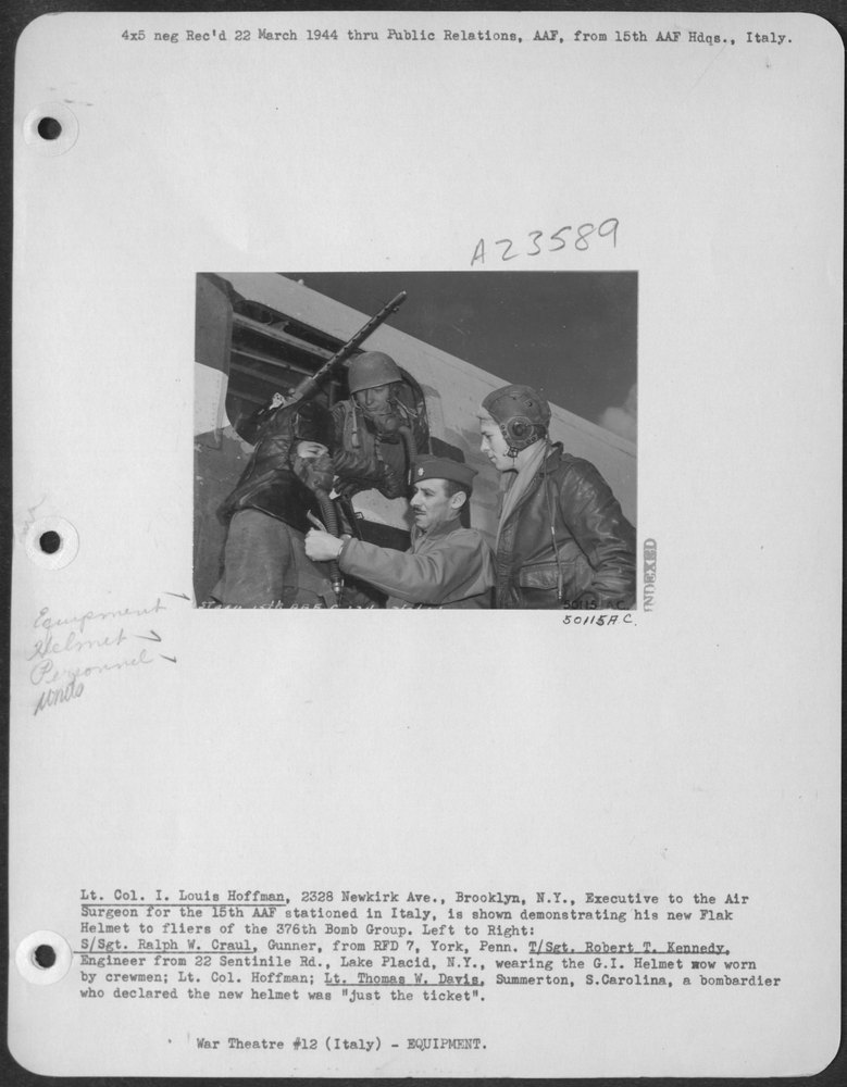 Lt Col Hoffman in Italy