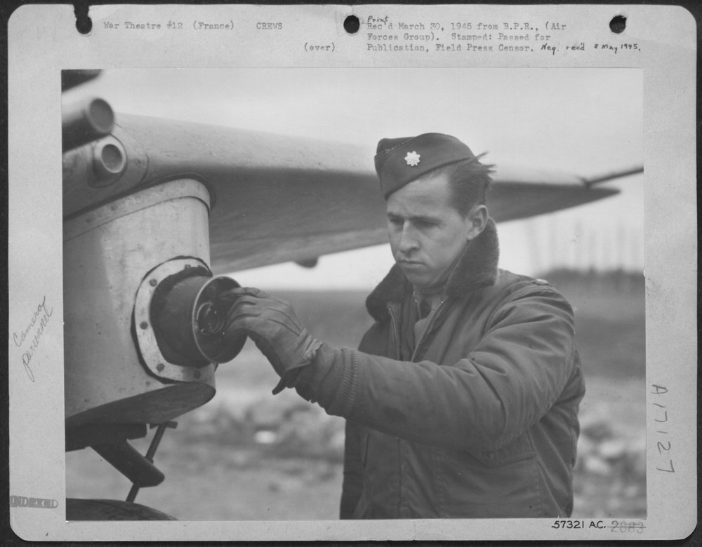 Lt Col Lee over Germany