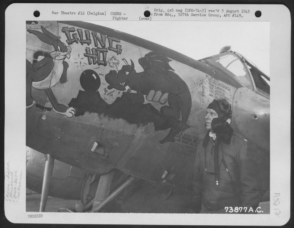 Lt Colonel Chickering in Belgium