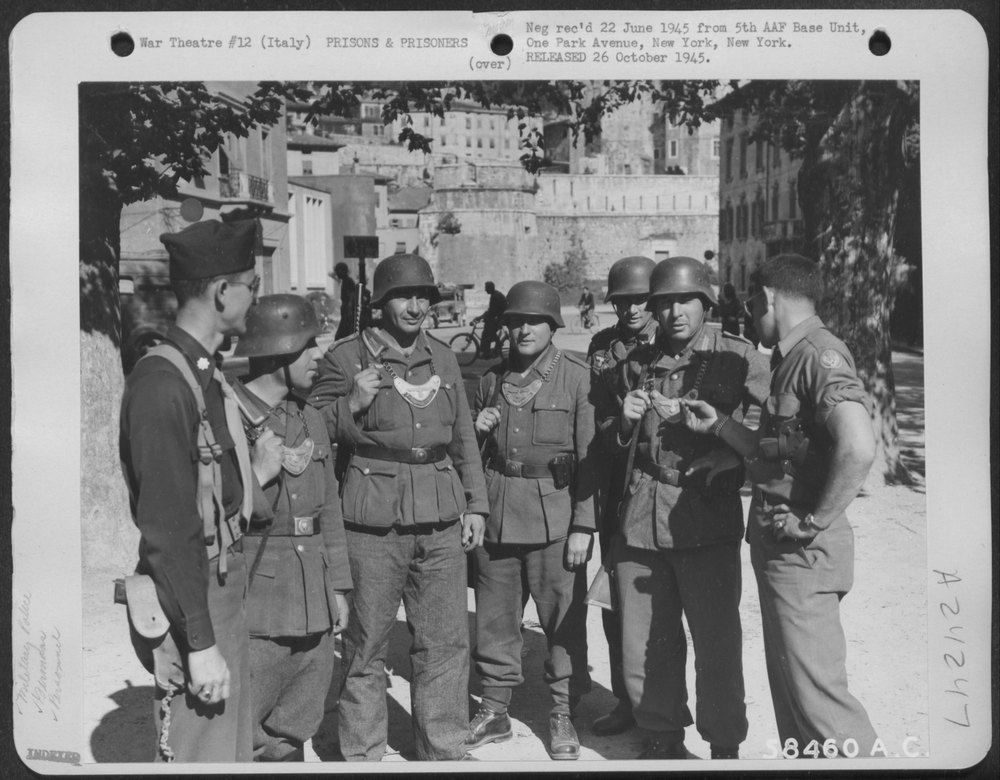 Lt. Colonel Jack Nicholas of St. Joseph, Missouri, and Sgt. Theodore B