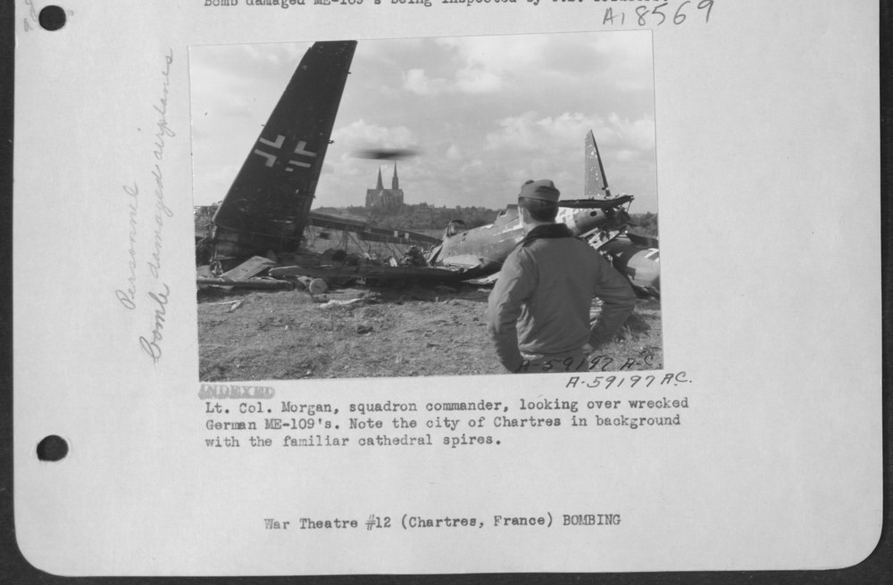 Lt Colonel Morgan at Chartres