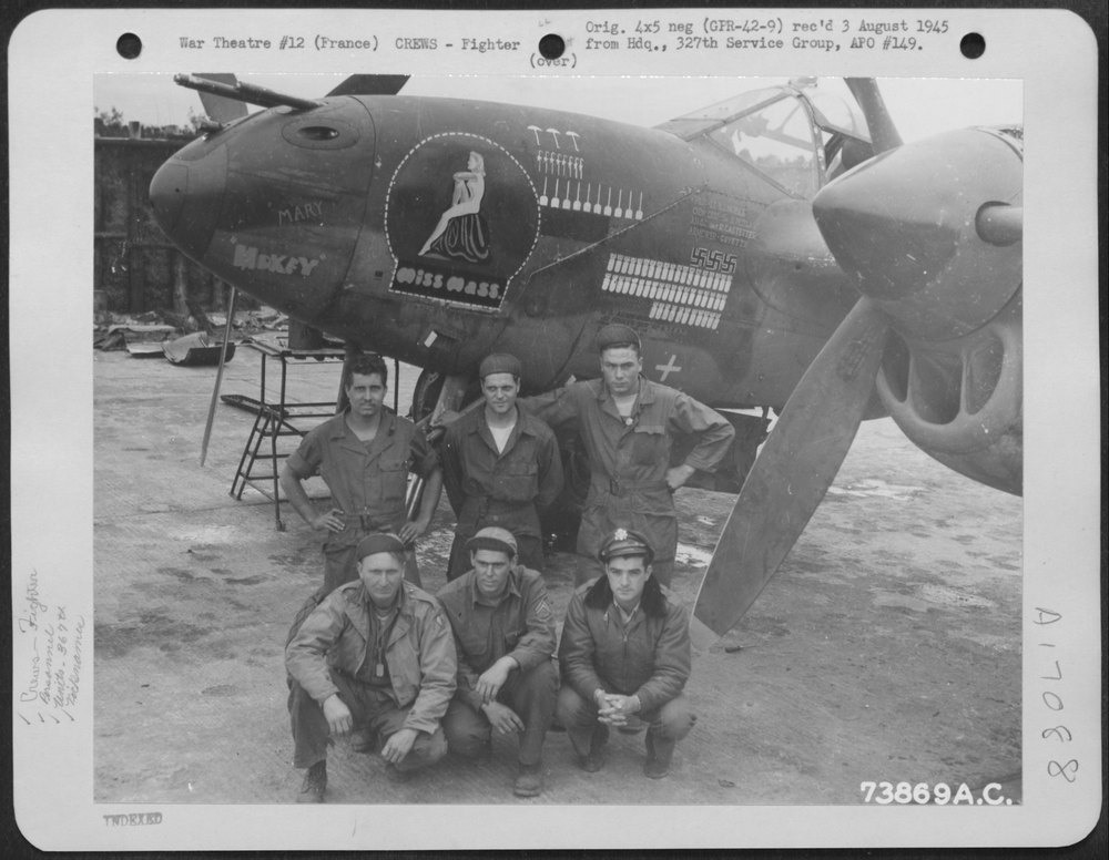 Lt D J Noble in France