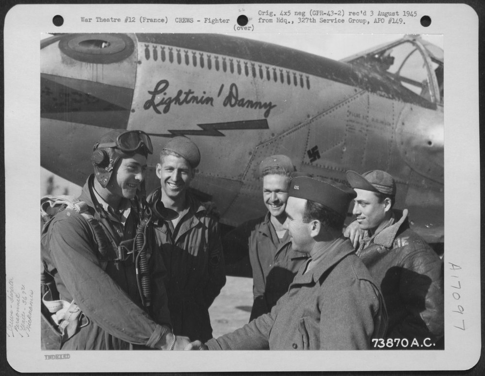 Lt Danny Heath in France