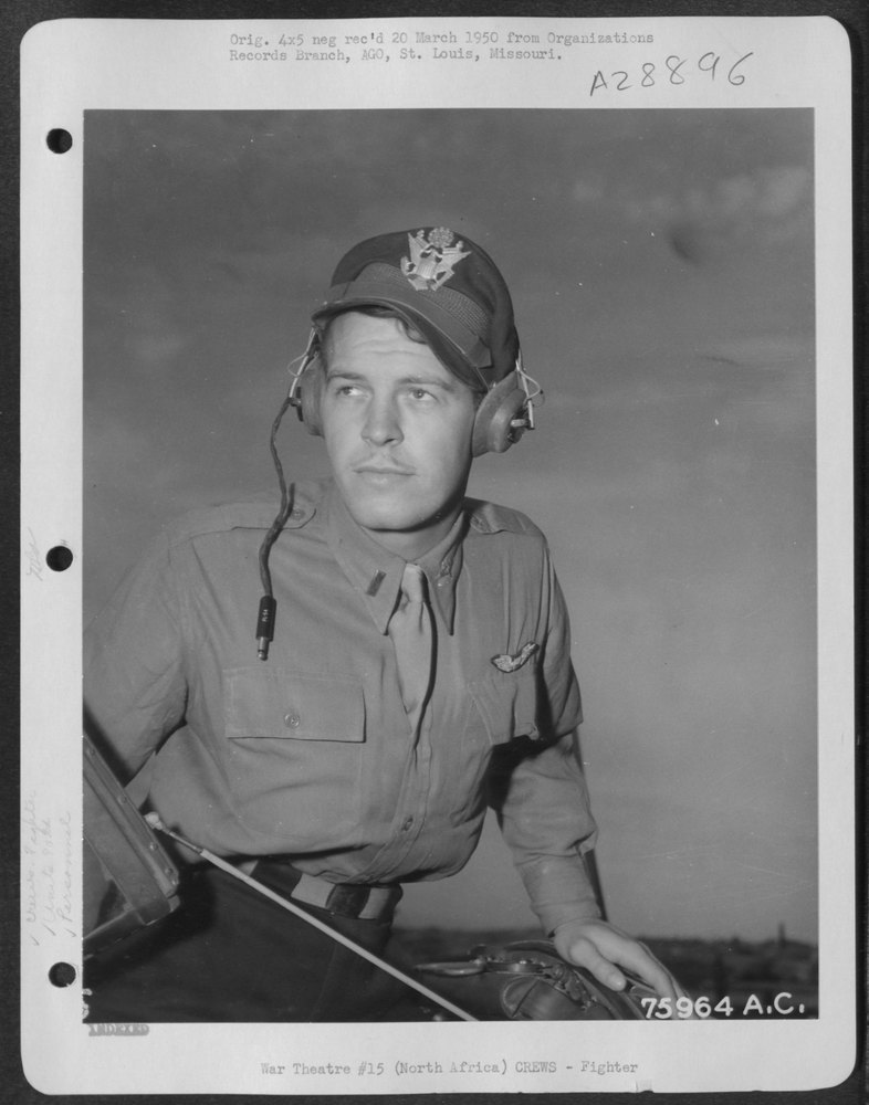 Lt De Young in North Africa