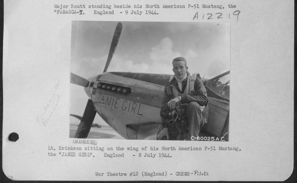 Lt Erickson in England