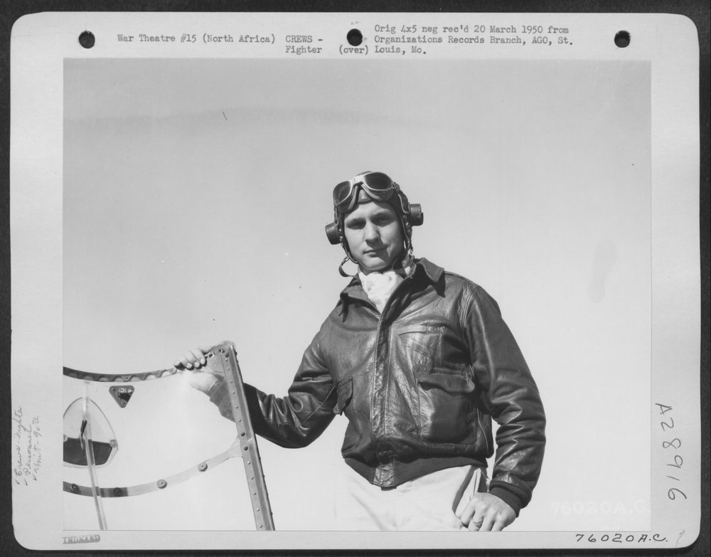 Lt Fredrieckson in North Africa