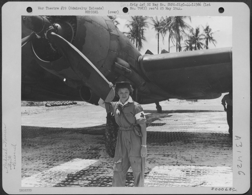 Lt Harriet Thomas in Admiralty Islands