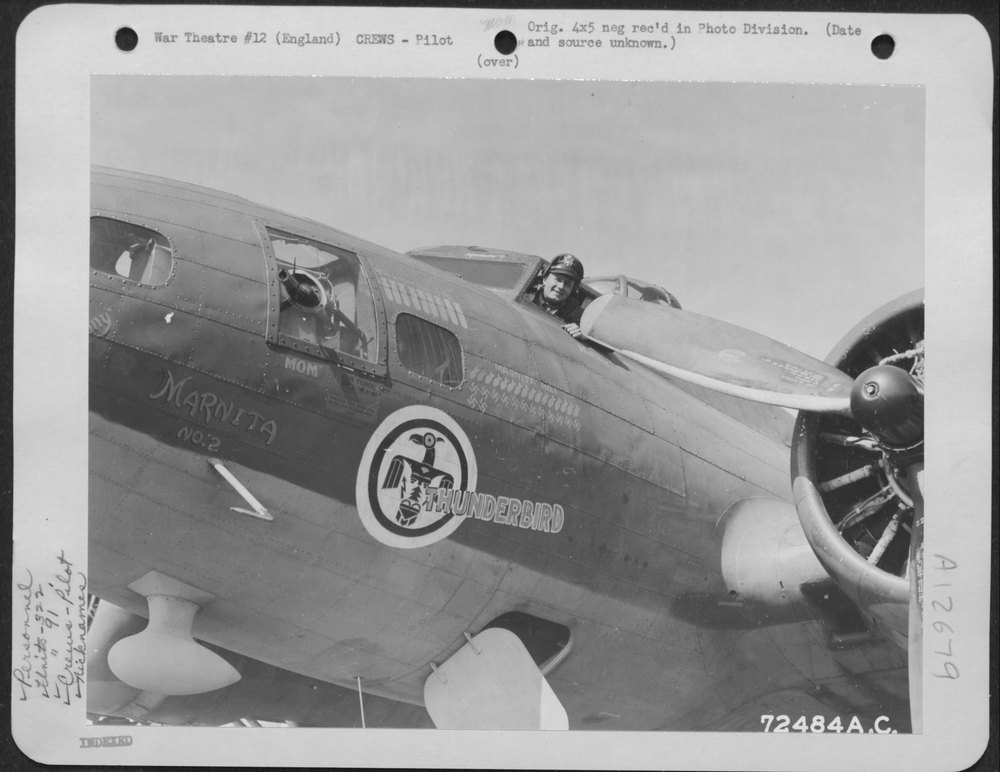 Lt Kaufman in B17 Thunderbird