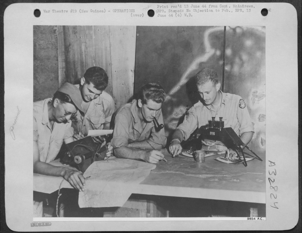 Lt Kenner directs relief model