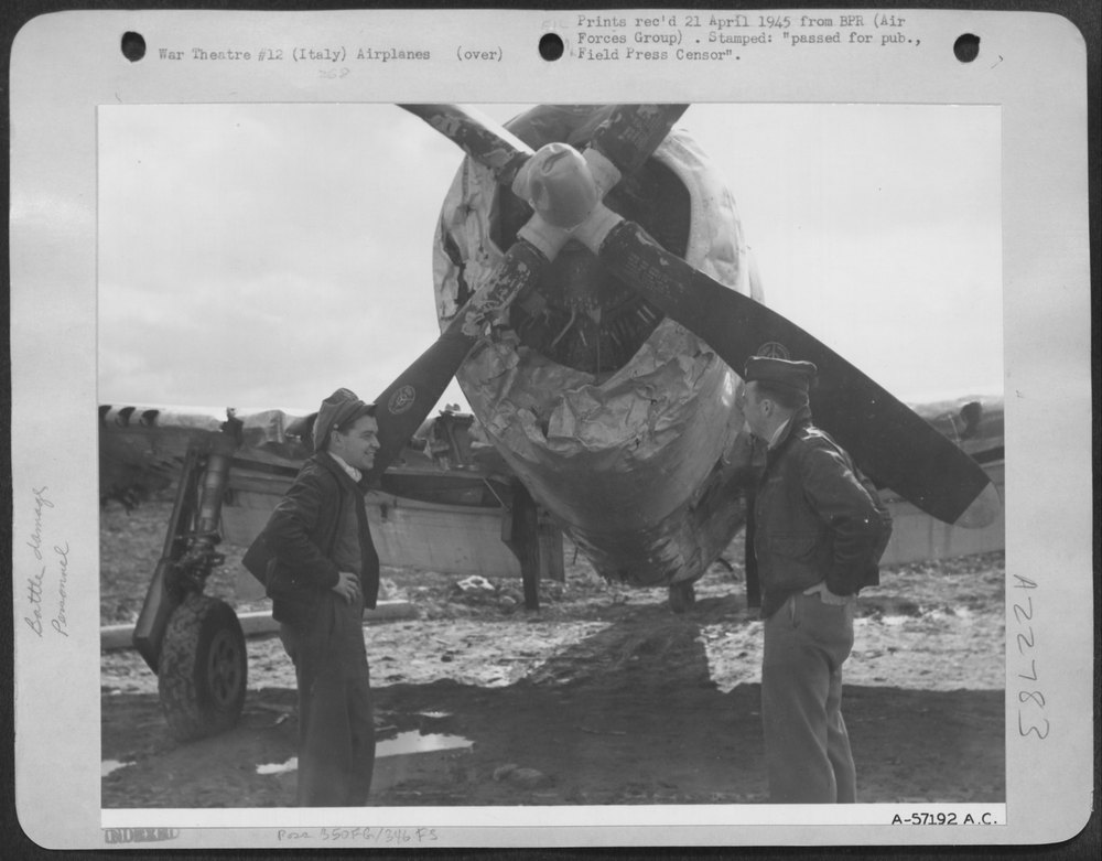 Lt Sulzbach at San Antonio