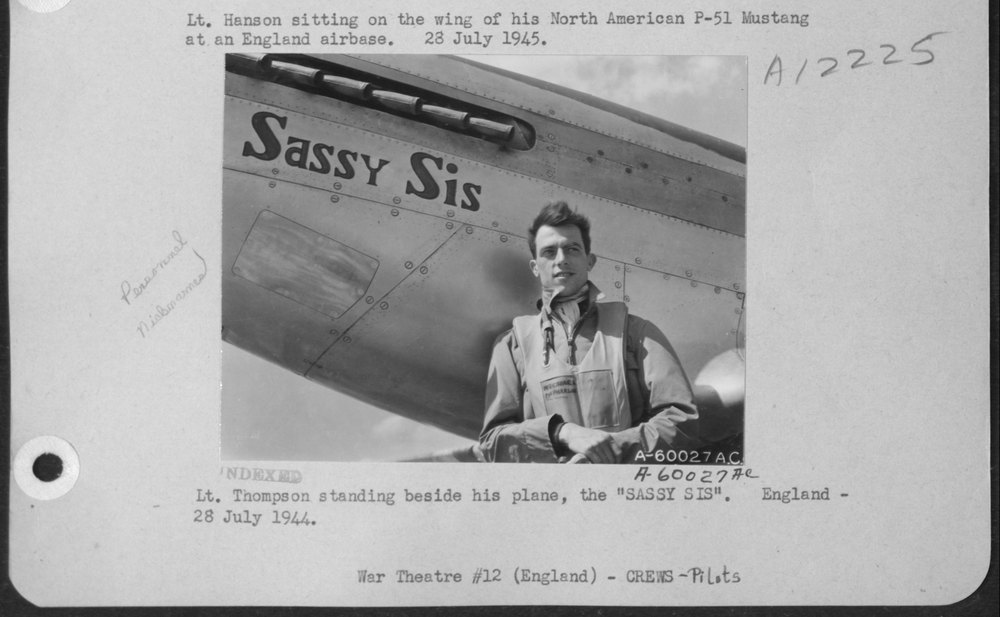 Lt Thompson in England