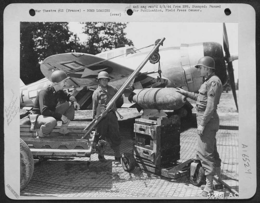 Lt Tuscher in France