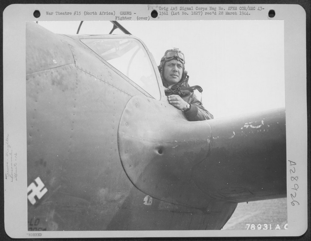 Lt Vantresse in North Africa
