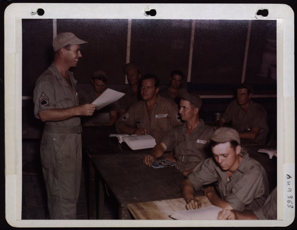 M/Sgt Joseph F Krouze lectures mechanics