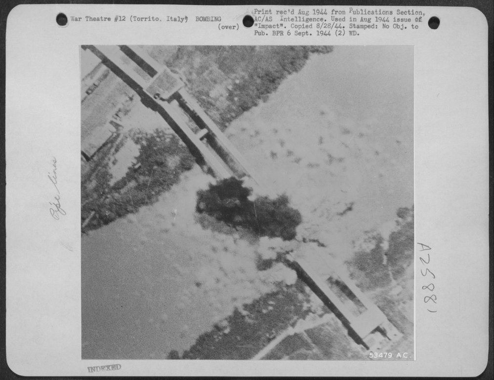 MAAF bombers hit pipeline near Rome