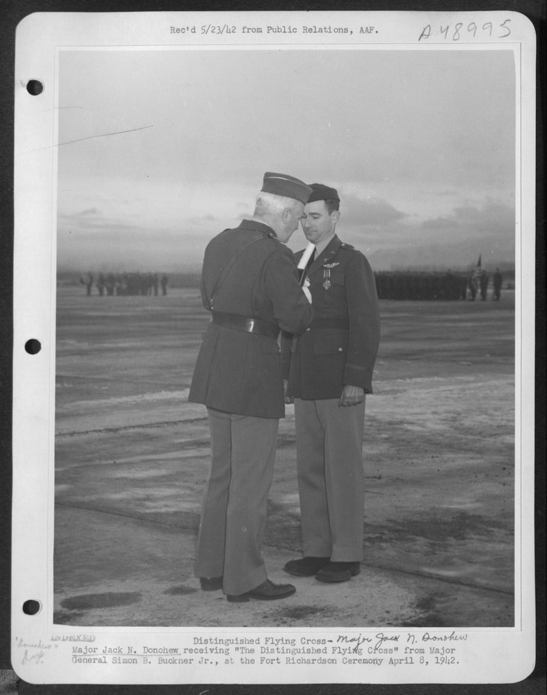 Major Jack N Donohew at Fort Richardson
