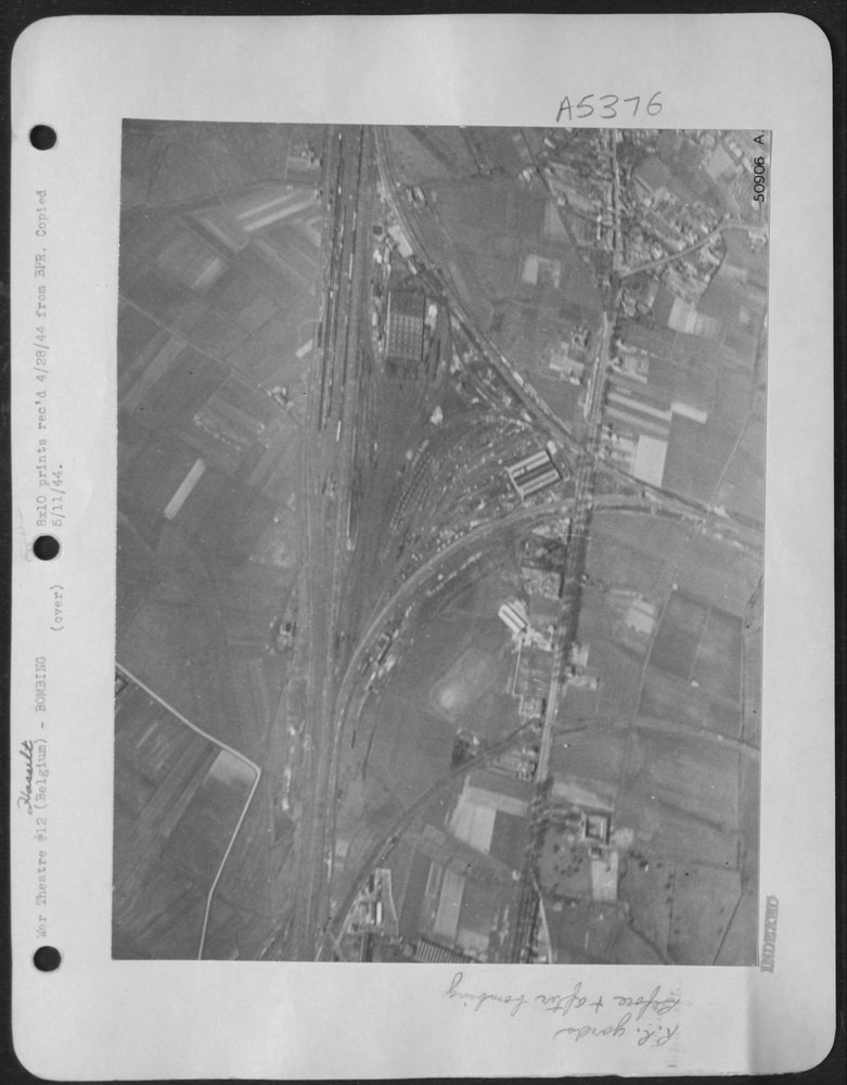 Marauder bombs Hasselt railway yards