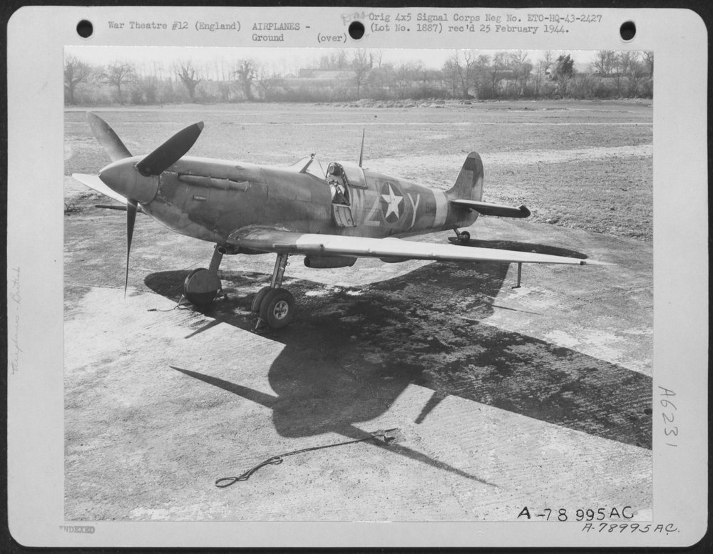 Mark V Spitfire at Membury Airdrome