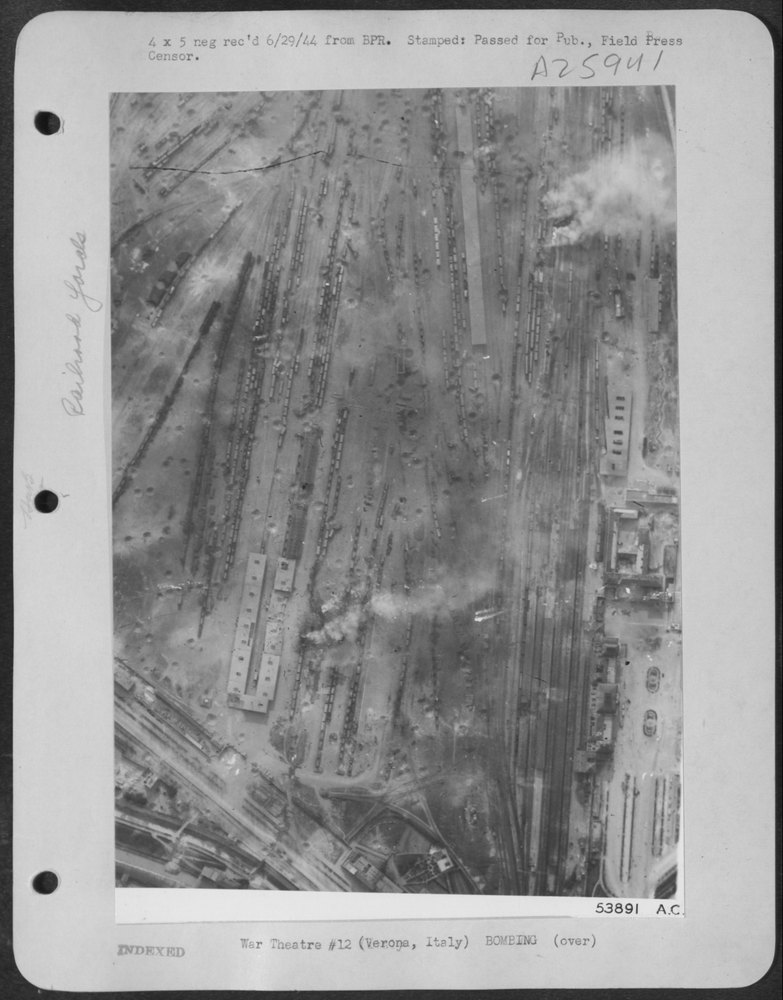 Marshalling yards at Verona