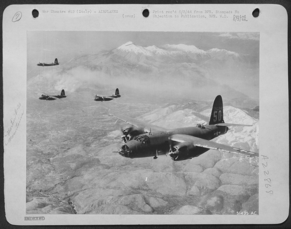 Martin B-26 Marauders at Cassino