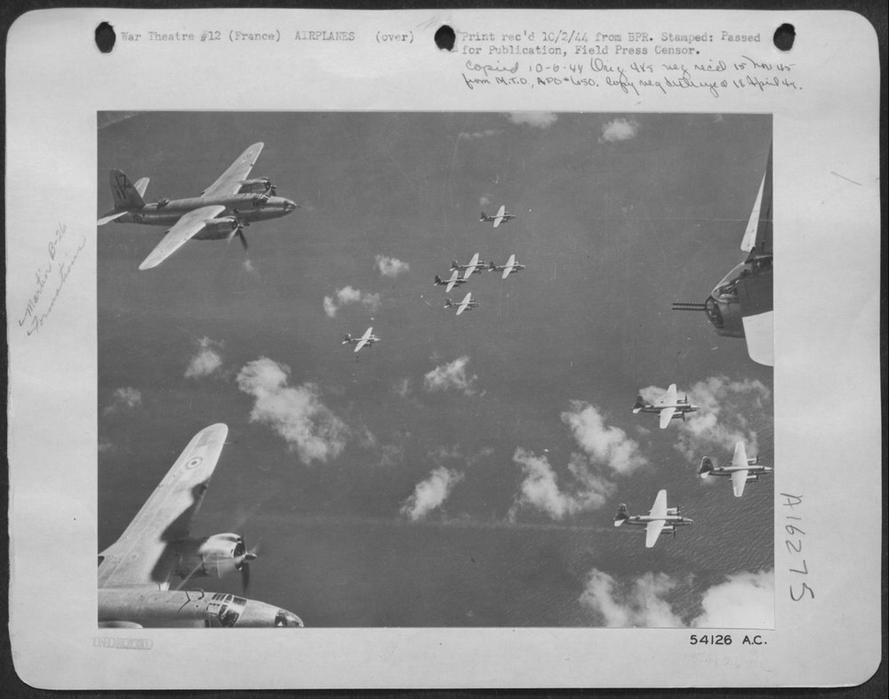 Martin B-26 Marauders with Tactical Air force