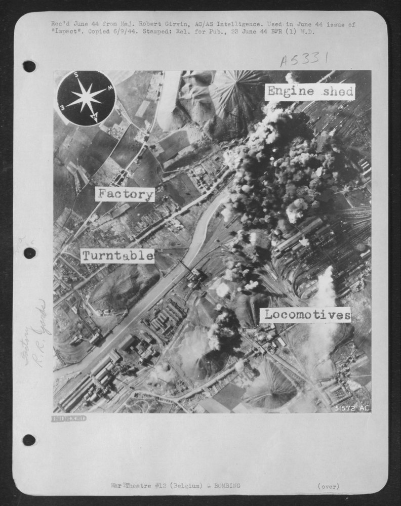 Martin B-26s 9th Air force attack