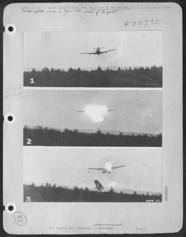 ME 109 over Germany