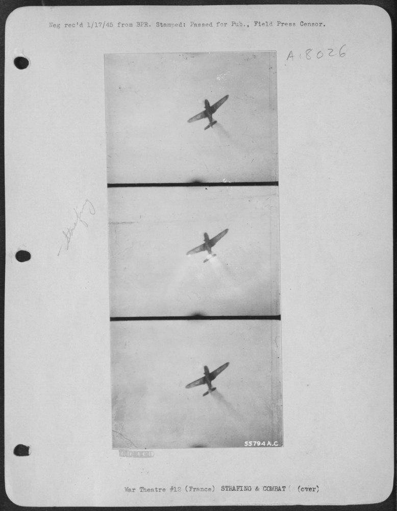 ME-109 over western front