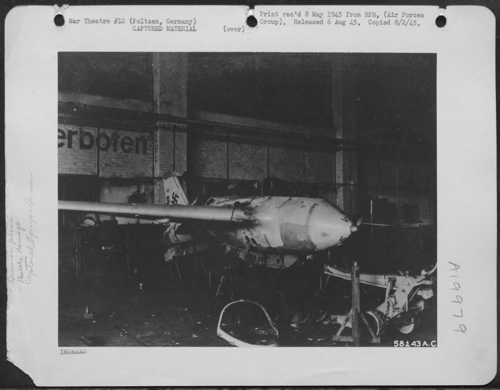 Me 163 at German Airfield