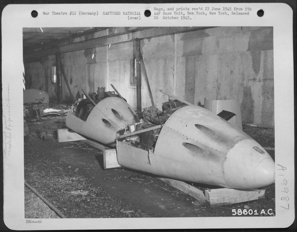 Me 262 Noses At Obertraubling Jet Plant