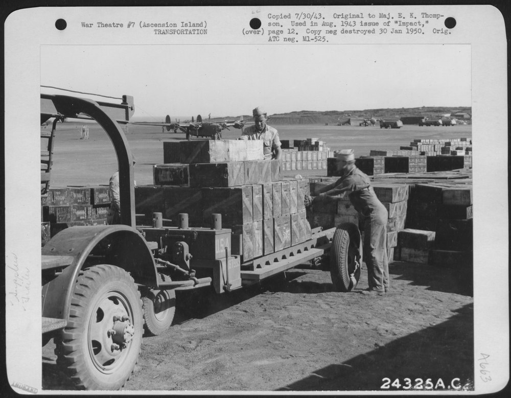 Mechanical equipment on Ascension Island