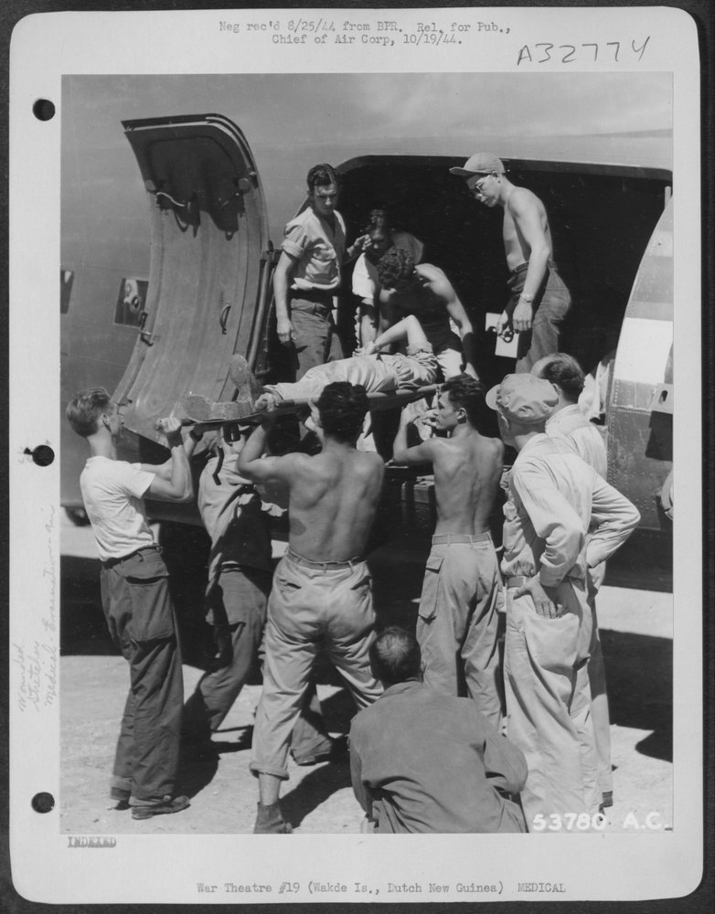 Medical orderlies on Wakde Island