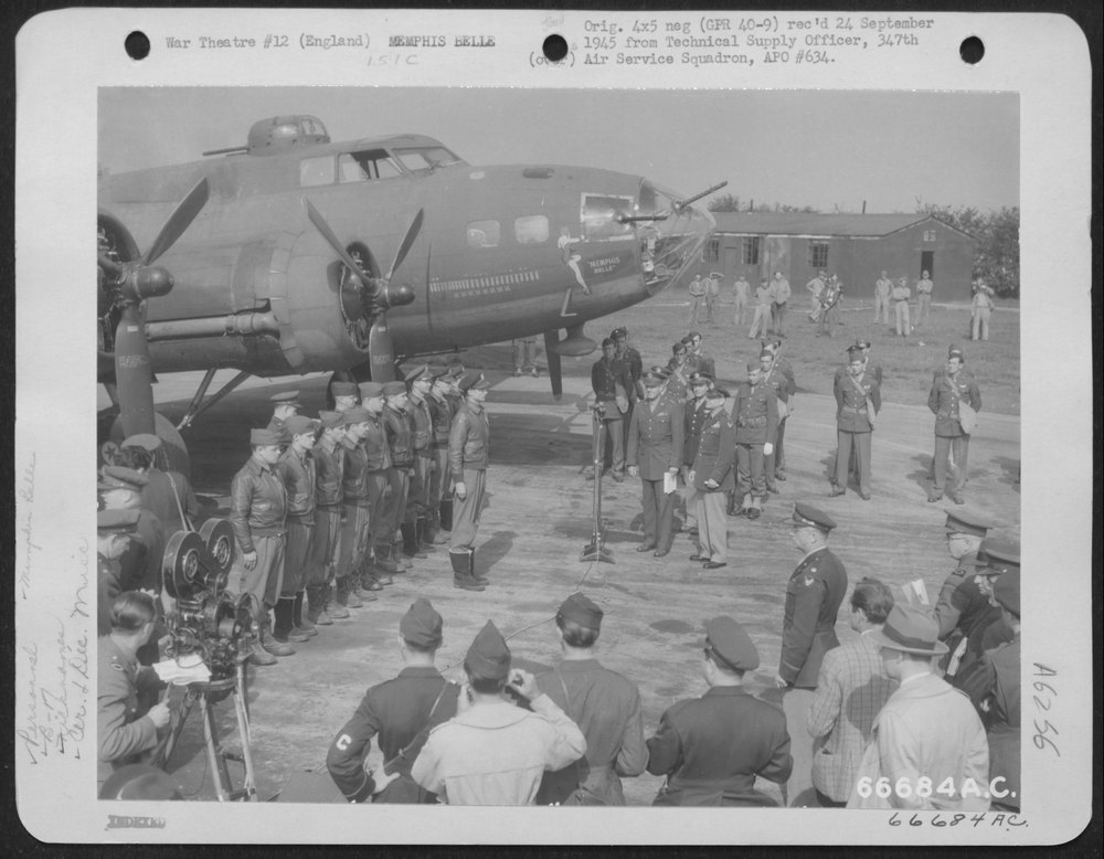 Memphis Belle crew honored in England