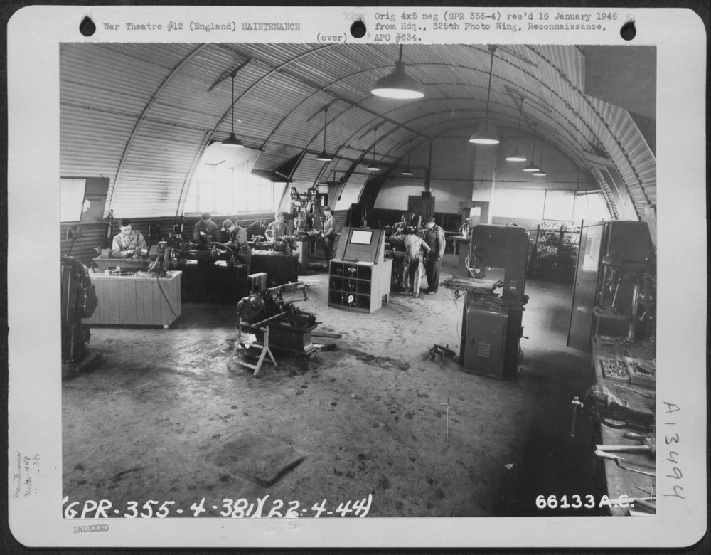 Men at 448th Sub-Depot England