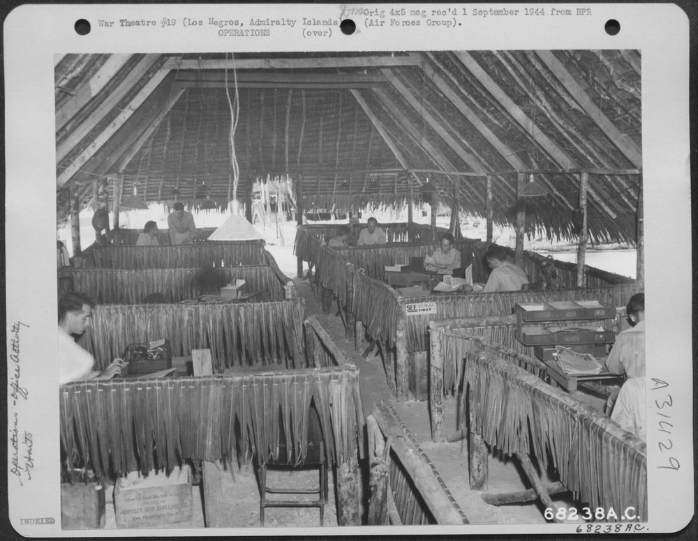 Men at 58th Evacuation Hospital Los Negros