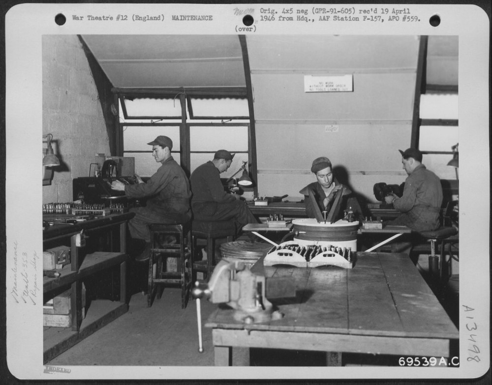 Men at work in England
