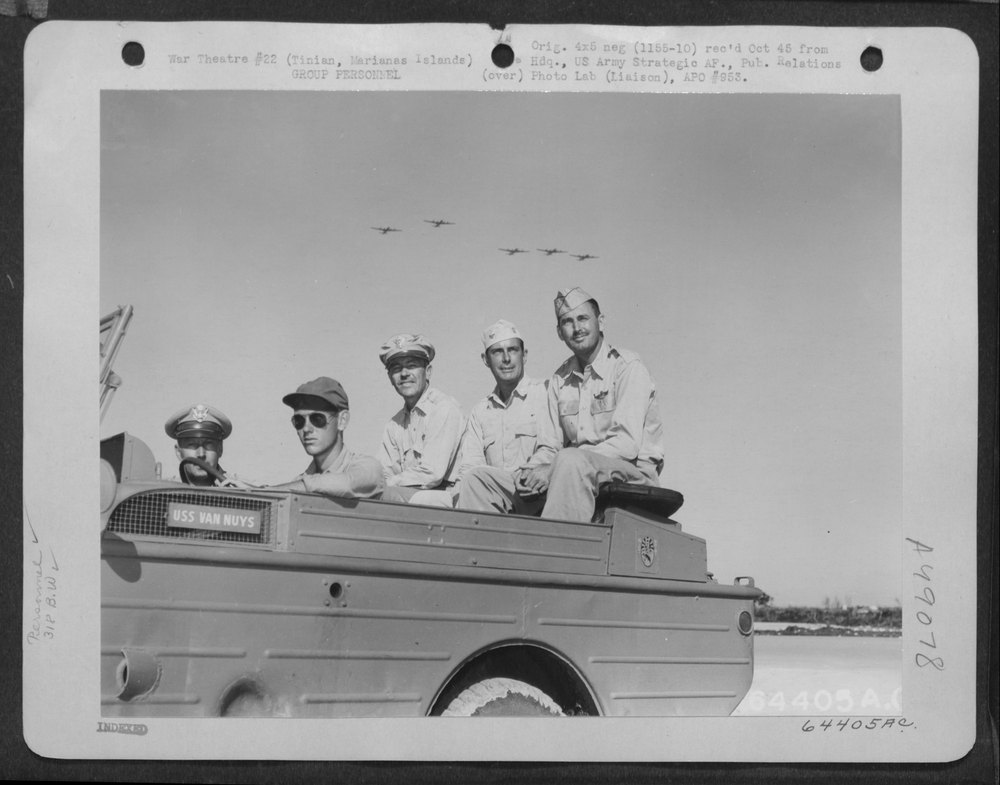 Men In Duck With 313th Bomb Wing