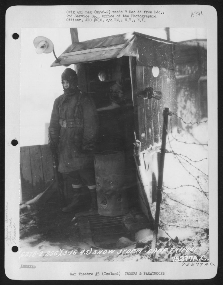 Military Man At Camp Tripoli