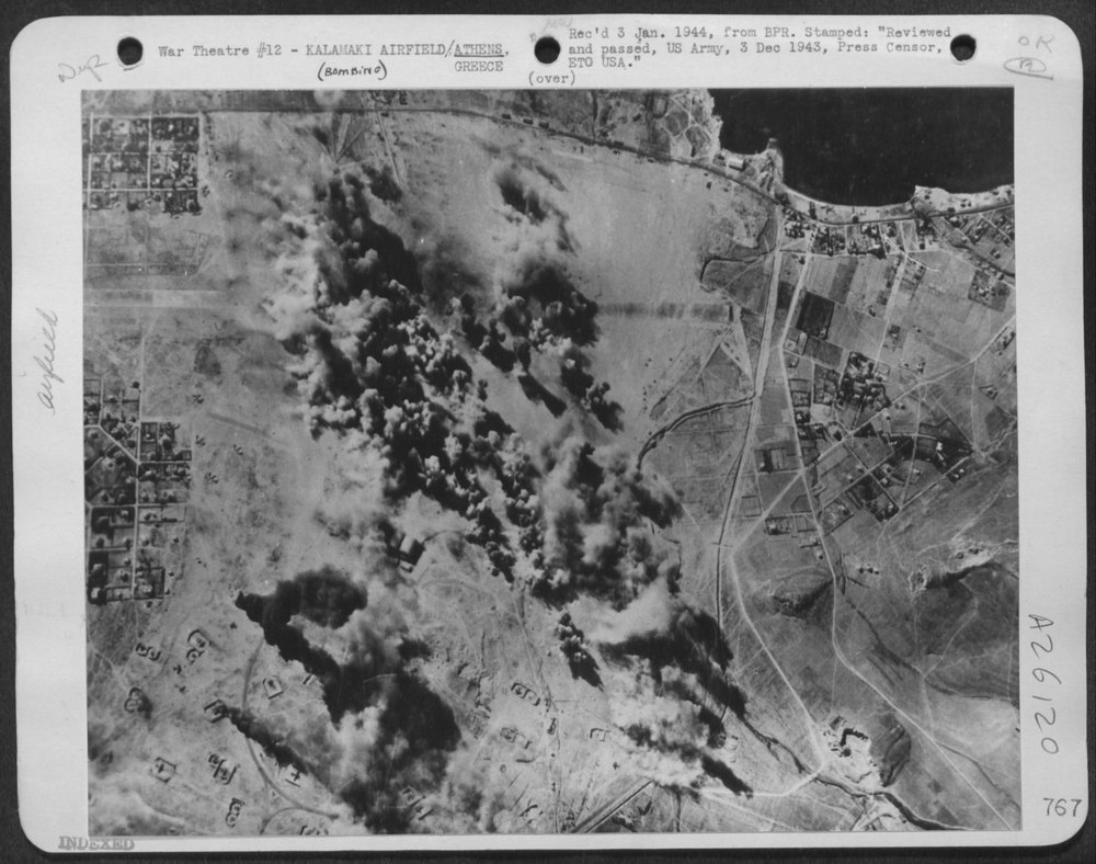 Mitchells raid Kalamaki airfield