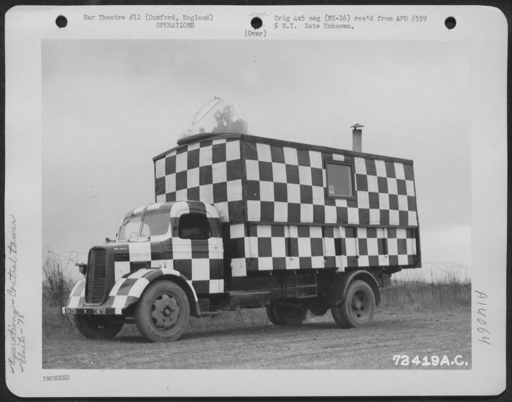 Mobile Control Tower At Duxford